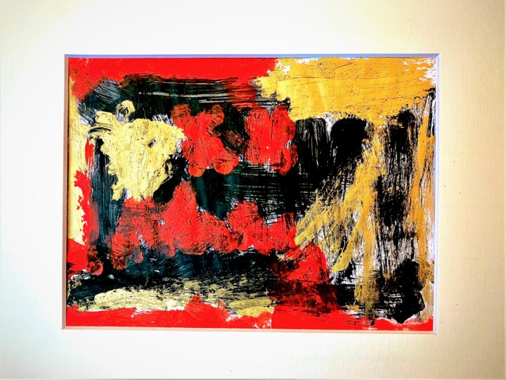 Dessin intitulée "Je ne suis jamais a…" par Marcello Caballero, Œuvre d'art originale, Acrylique