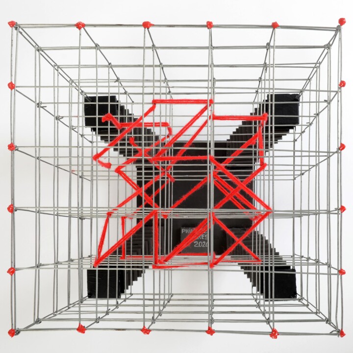 RED CONNECTION Tekstil Sanatı, 16,9x12 in