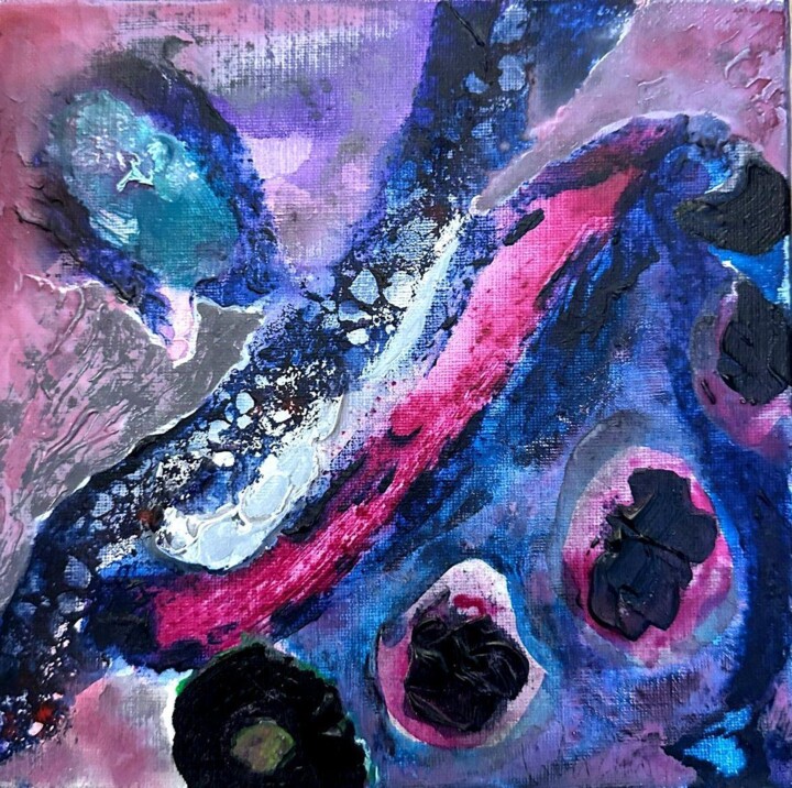 Peinture intitulée "Fragment de vie" par Gerard Pacaud, Œuvre d'art originale, Acrylique