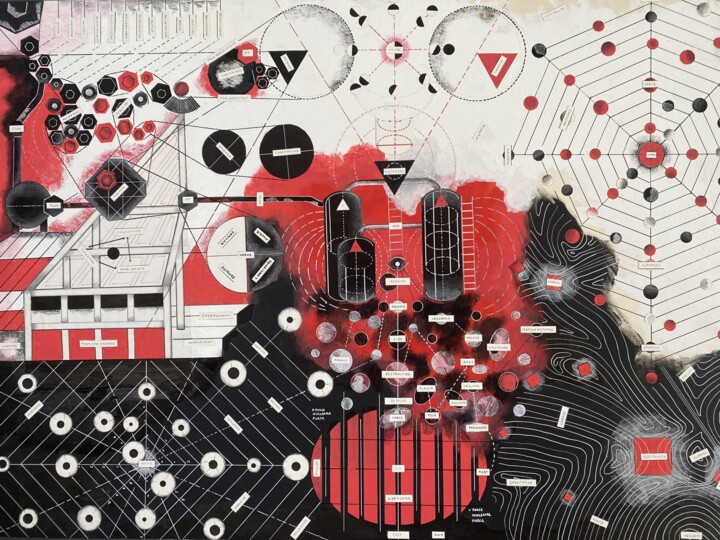 Collages titled "Meta-architectures…" by Camillesauerart, Original Artwork, Collages