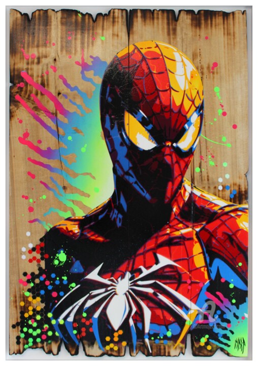 spider bois 绘画, 37.4x26.4 in
