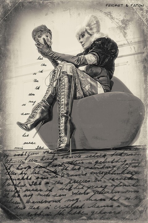 Photography titled "Anne F 730 2" by Fermet & Faton, Original Artwork, Paper