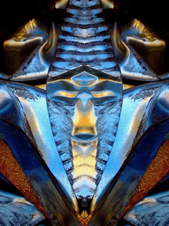 Photographie intitulée "OSIRIS" par Francis Grosjean, Œuvre d'art originale, Aluminium