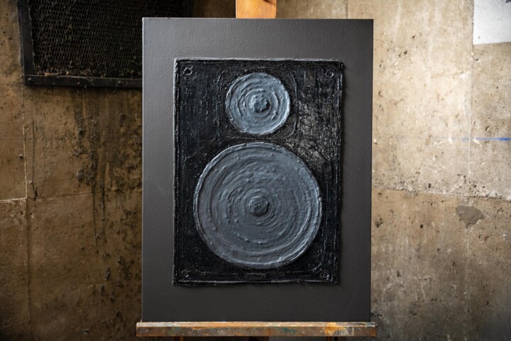 BLACK SPEAKER 绘画, 31.5x23.6 in