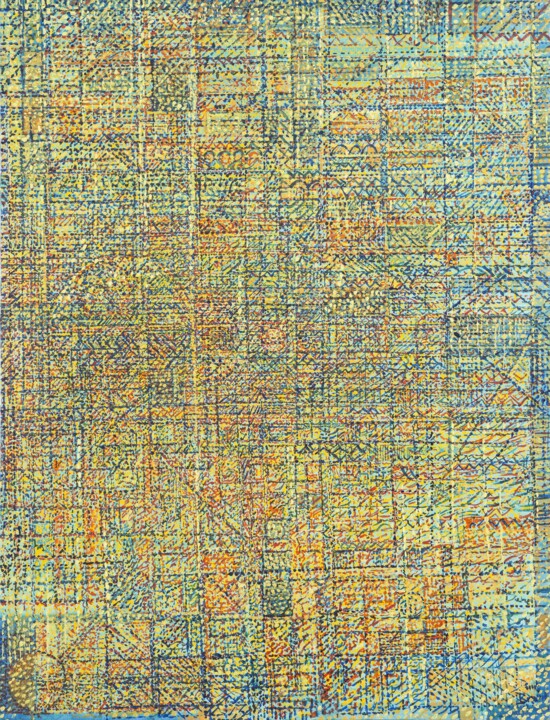 BRASIL_2016__vibrations Painting, 55.1x43.3 in