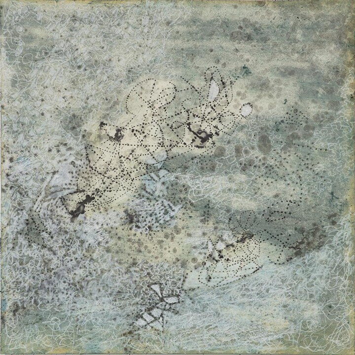 Painting titled "23- Symbiotiks" by Alain Blondel, Original Artwork, Oil