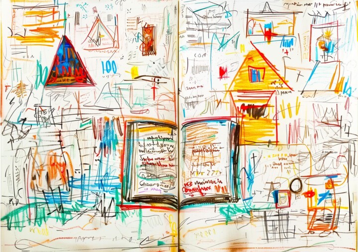 Desenho intitulada "Id#003  (Believe)" por Emo De Medeiros, Obras de arte originais, Aquarela