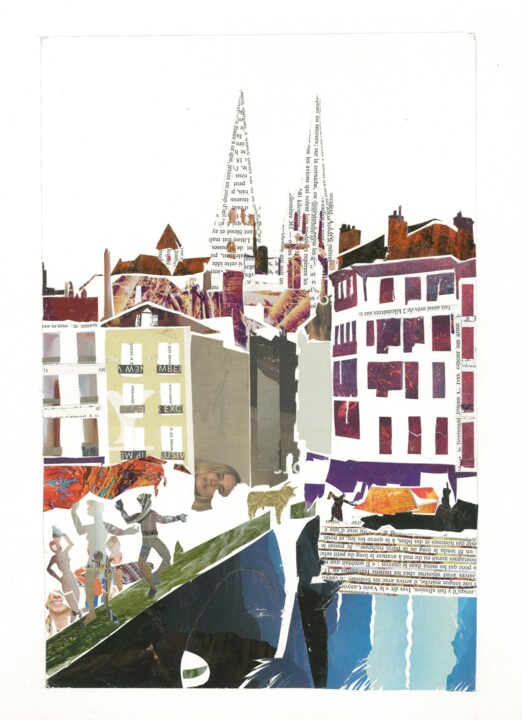 Collages,  13.8x9.8 in 