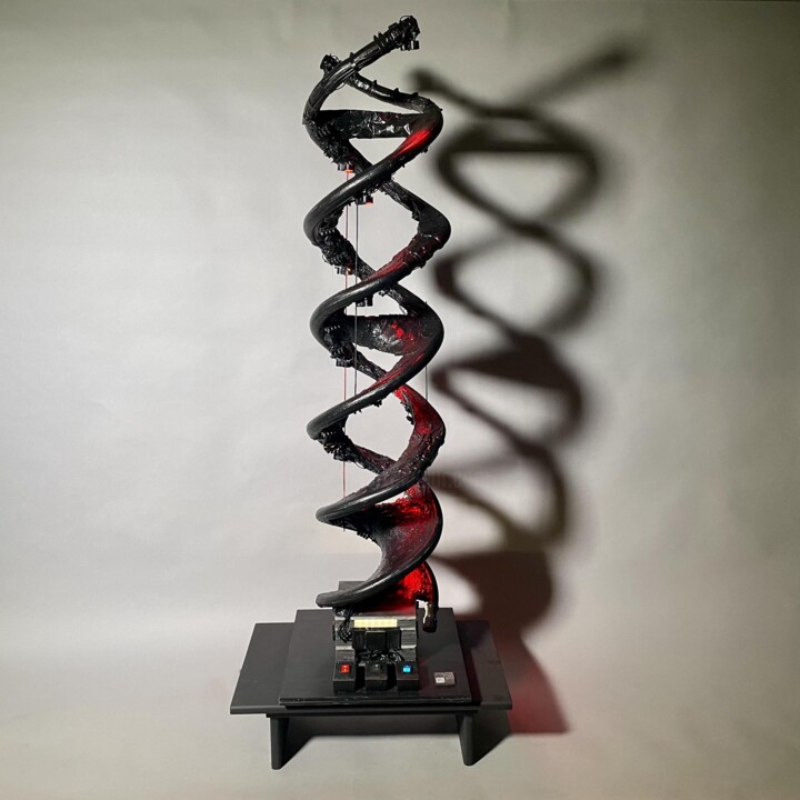 CADUCEUS Sculpture, 59,1x12,6 in