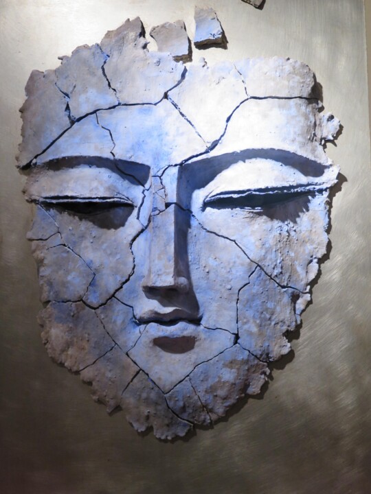 N°237 RAKU 雕塑, 25.2x18.5 in