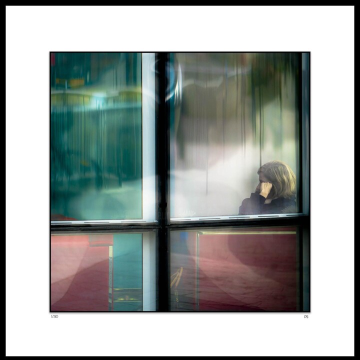 Photographie intitulée "Exmachina1-30X30 Ba…" par Pascal Sentenac, Œuvre d'art originale, Papier