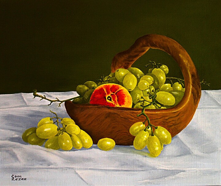 제목이 "Le chasselas"인 미술작품 Jean-Yves Saint Lezer로, 원작, 기름