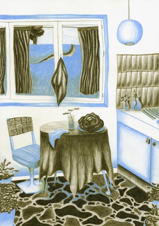 Drawing titled "Lin" by Studio Cutis, Original Artwork, Digital Print