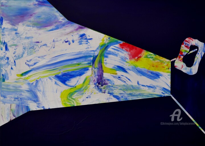 Painting titled "Remi Delaplace, Per…" by Remi Delaplace, Original Artwork, Acrylic