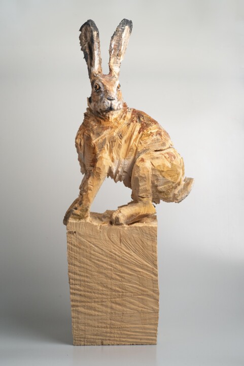 sculptures à la tronçonneuse 雕塑, 34.7x13.8 in
