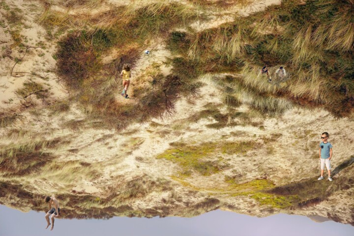 série "paysages soudés" 2/35 Printmaking, 23.6x35.4 in