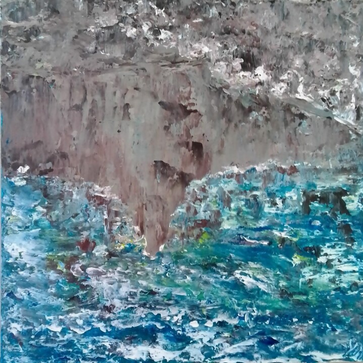 Painting titled "CAP CARBON" by Yammes, Original Artwork, Acrylic