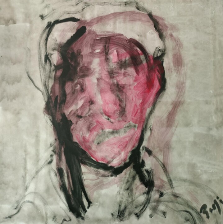 gueule cassée Schilderij, 39,4x39,4 in