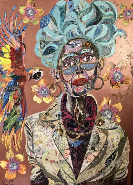 Frida and Elvis Collages, 51,2x38,2 in