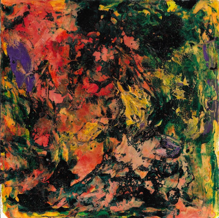 Painting titled "CARNAVAL" by Zahia, Original Artwork, Acrylic