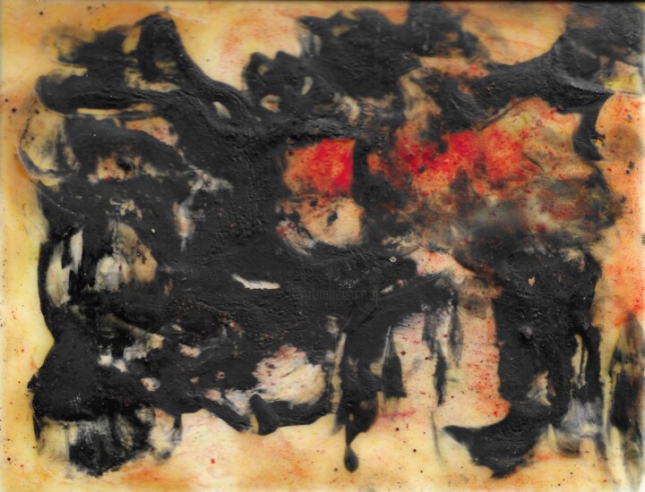 Painting titled "LE GRAND MECHANT LO…" by Zahia, Original Artwork