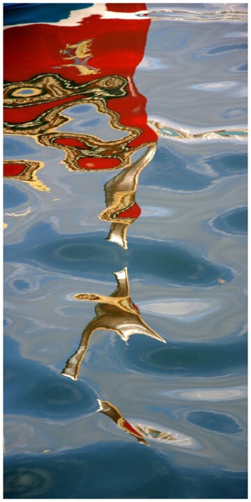Photographie intitulée "Reflets marins Nor…" par Daniel Gautier, Œuvre d'art originale, Aluminium