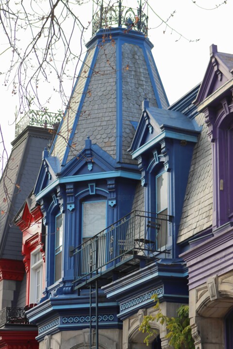 Photography titled "Rêverie bleue et de…" by Joseph Durocher, Original Artwork, Digital Photography