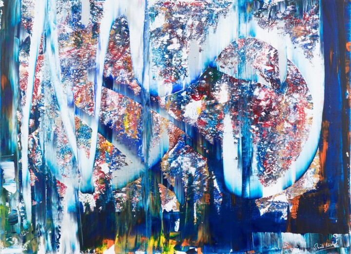 Painting titled "The Infinite" by Smita Mishra, Original Artwork, Acrylic
