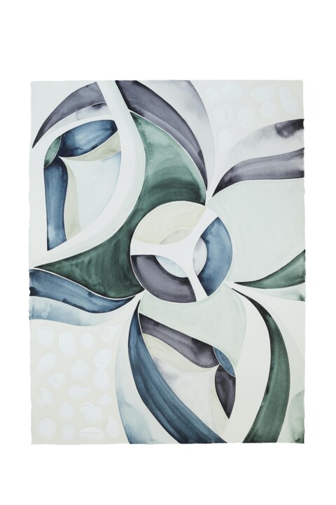 Drawing titled "Alma Mater I" by Virginie Rasmont, Original Artwork, Watercolor