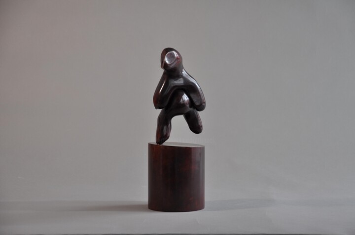 Sculpture intitulée "PLUS HAUT" par Tfranck, Œuvre d'art originale, Bronze