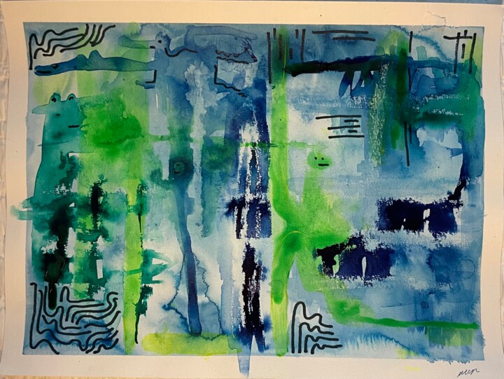 Drawing titled "untilted" by Marthacáit, Original Artwork, Acrylic