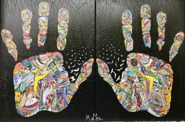 拼贴,  51.2x76.4 in 