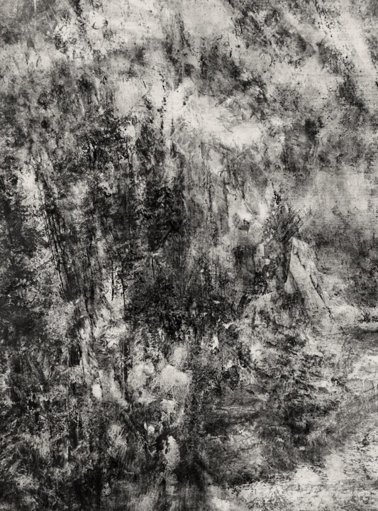 Drawing titled "A vol d' oiseau" by Stéphanie Billarant, Original Artwork, Ink