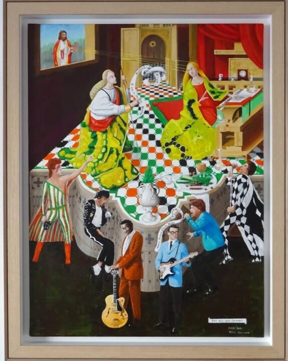 Painting titled "And Then Came The M…" by Paul Sullivan, Original Artwork, Acrylic