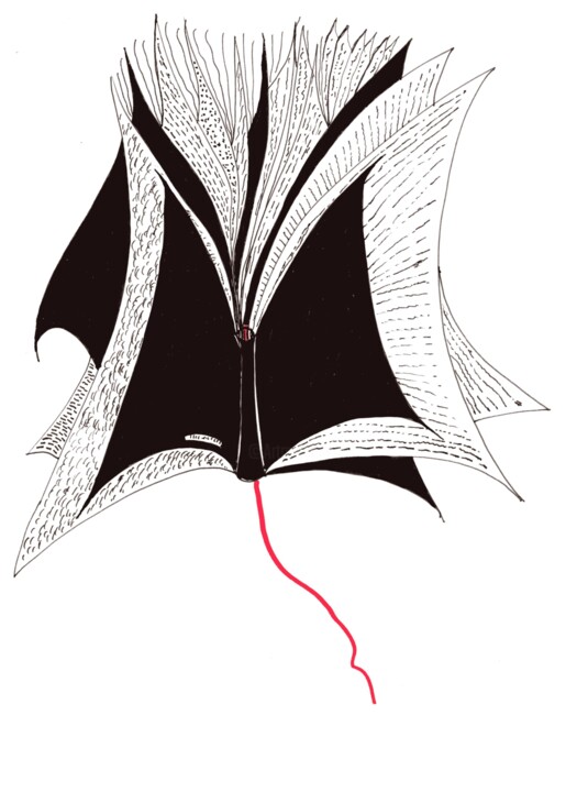 Drawing titled "Ogm Livre 02" by Maurice Amzallag Mo, Original Artwork, Digital Print