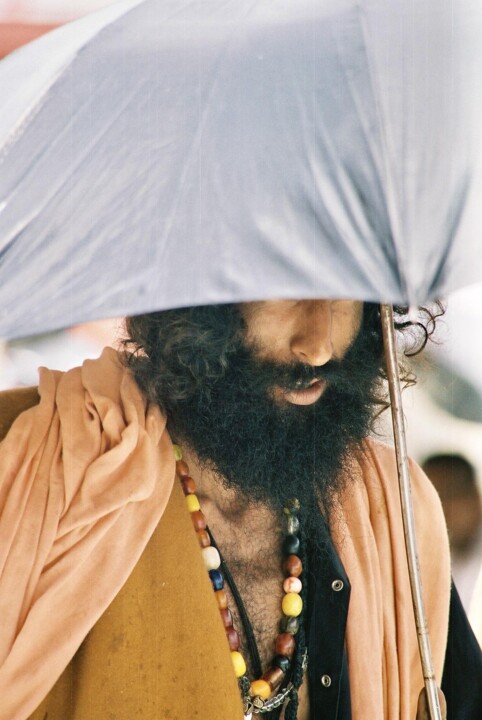 Inde du Nord - Saddu, Haridwar, au bord du Gange Fotografia, 0,4x0,4 in