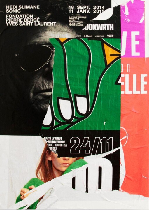 HEDI Collages, 45.7x31.9 in