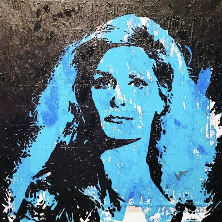 "Je vais vous racont…" başlıklı Kolaj Microcosme tarafından, Orijinal sanat, Akrilik