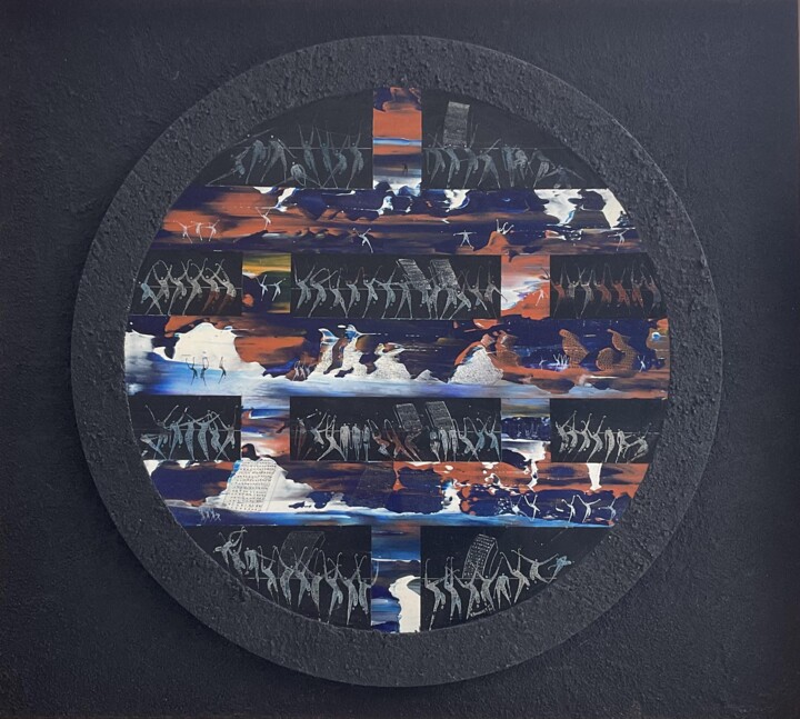 Painting titled "11 septembre " by Roland Bousquet, Original Artwork, Acrylic