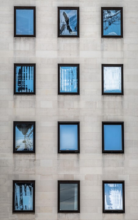Photography titled "Londres, le mur expo" by Maurice Amzallag Mo, Original Artwork, Digital Print