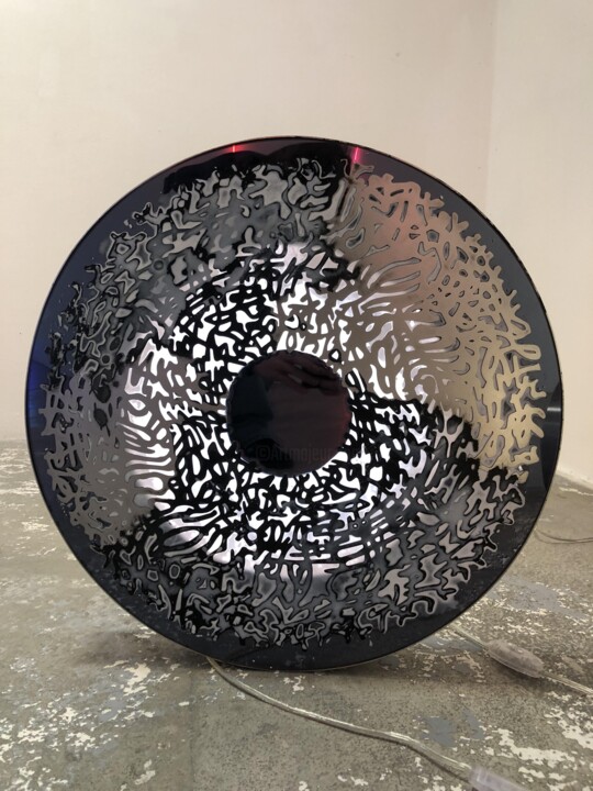 Peinture intitulée "Senso" par Claudia Meyer, Œuvre d'art originale, Acier inoxydable