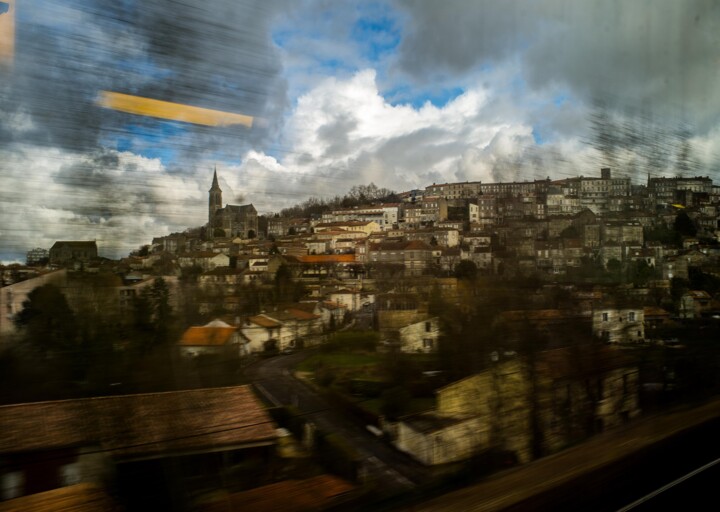 Photography titled "Vue du train 02" by Maurice Amzallag Mo, Original Artwork, Digital Print