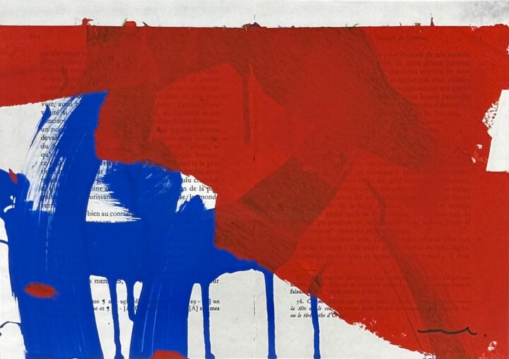 Drawing titled "N6" by Norbert Engel, Original Artwork, Gouache