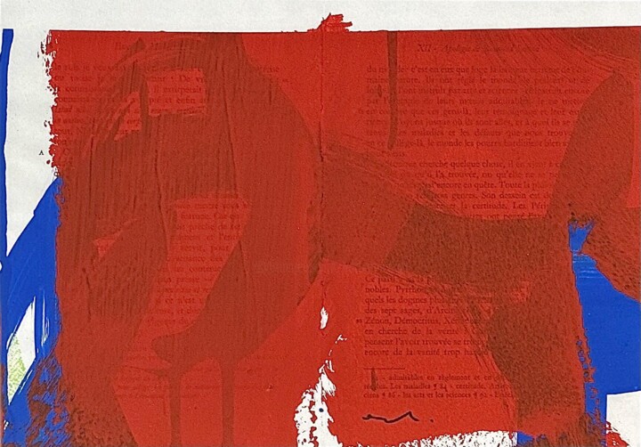 Drawing titled "N5" by Norbert Engel, Original Artwork, Gouache