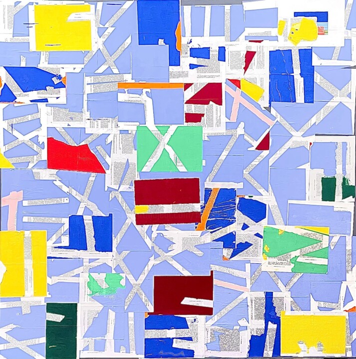 Painting titled "LES ESSAIS de Norbe…" by Norbert Engel, Original Artwork, Acrylic