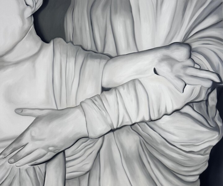 Painting titled "Changer les hommes…" by Camille Beauplan, Original Artwork, Oil