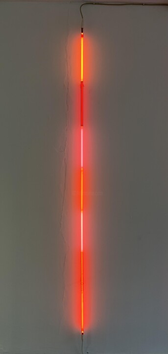 Sculpture titled "Light Sentence" by Laddie John Dill, Original Artwork, Glass