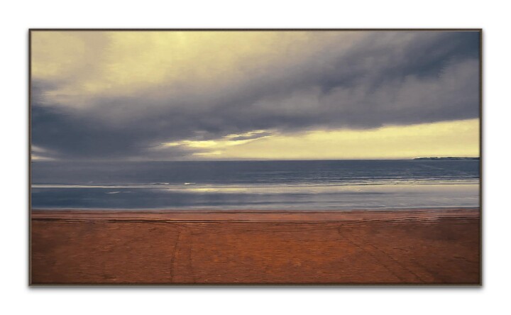 Plage de la Baule 24 Digitale Kunst, 27,6x48,8 in
