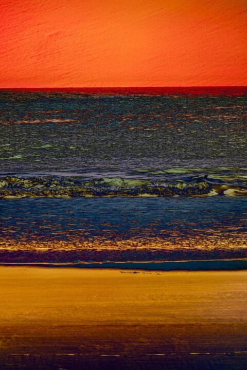 Photography titled "ABSTRACTION # 31 " by Dominique Cahier, Original Artwork, Paper