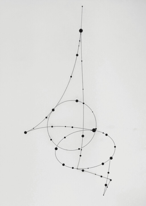 Painting titled "Paris" by Carlos Medina, Original Artwork, Stainless Steel